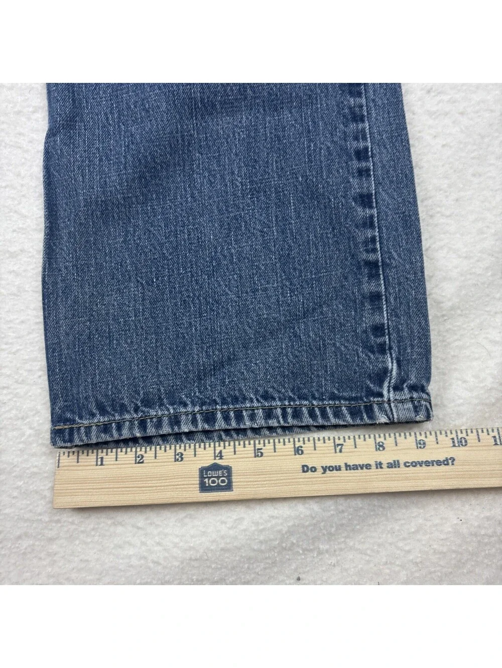 Vintage Levi's 557 Jeans Mens 34x32 Blue Relaxed Boot Denim Y2K Whiskers Faded